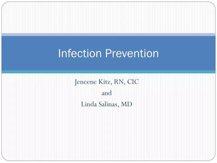 infection prevention