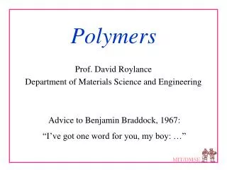 Polymers