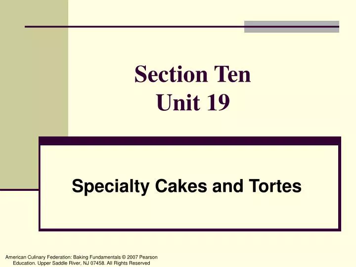 section ten unit 19