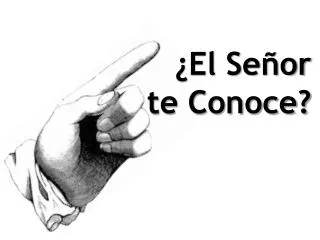 el se or te conoce