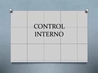 control interno