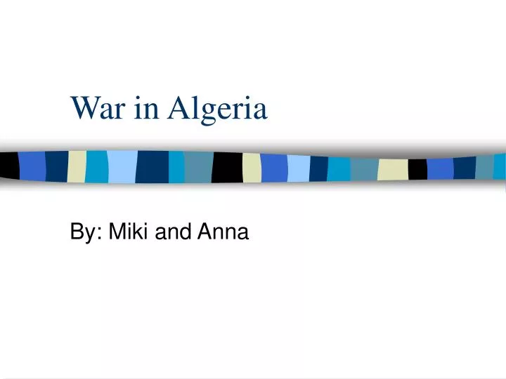war in algeria