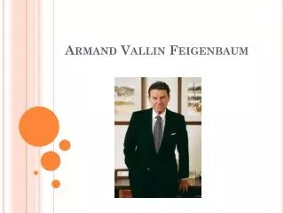 armand vallin feigenbaum