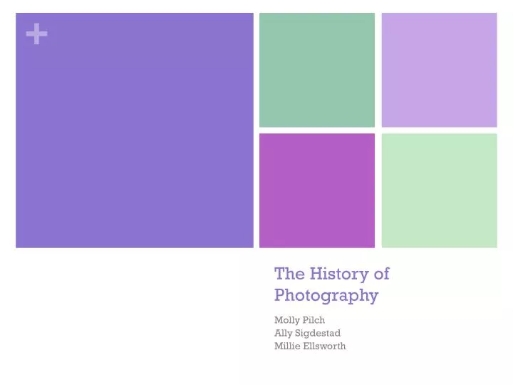 the history of photography