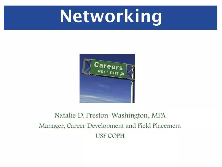 natalie d preston washington mpa manager career development and field placement usf coph