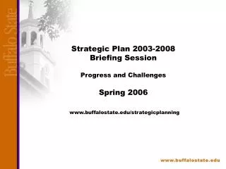 Strategic Plan Briefing Sessions