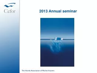 2013 Annual seminar