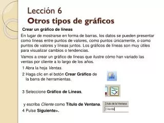 lecci n 6 otros tipos de gr ficos