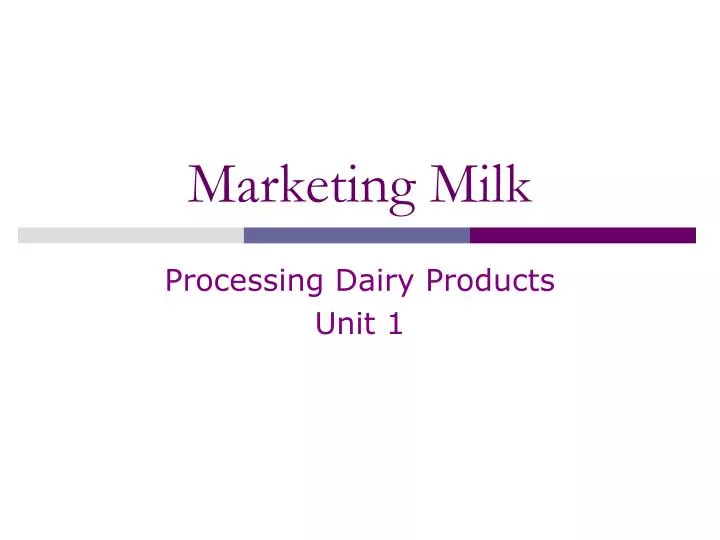 marketing milk