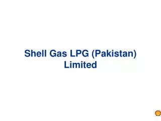 Shell Gas LPG (Pakistan) Limited