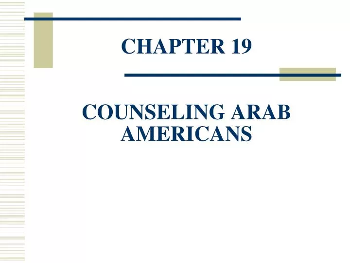 chapter 19 counseling arab americans