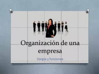 organizaci n de una empresa