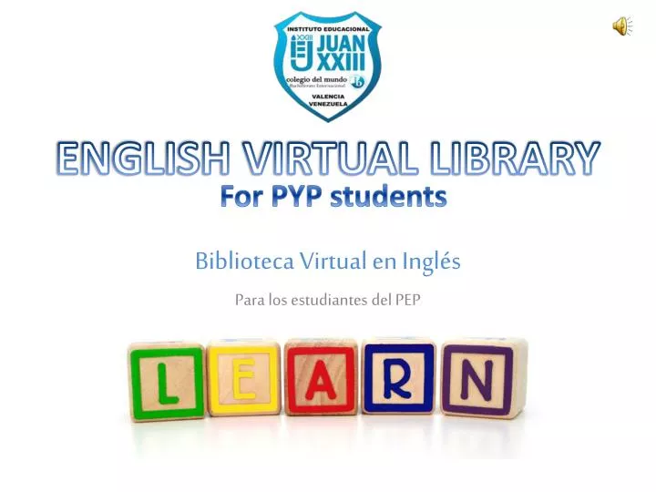 biblioteca virtual en ingl s para los estudiantes del pep