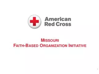 Missouri Faith-Based Organization Initiative