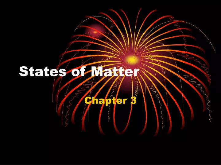 states of matter