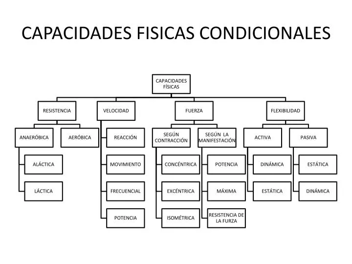 capacidades fisicas condicionales