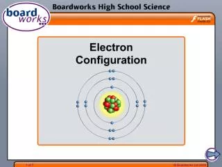 How are electrons arranged?