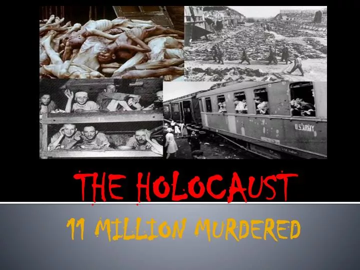 the holocaust 11 million murdered