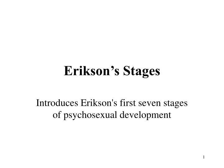 erikson s stages