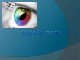 Sense of Vision