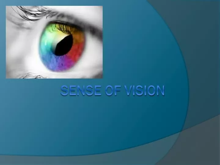 sense of vision
