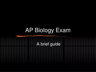 AP Biology Exam