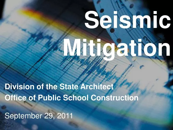seismic mitigation