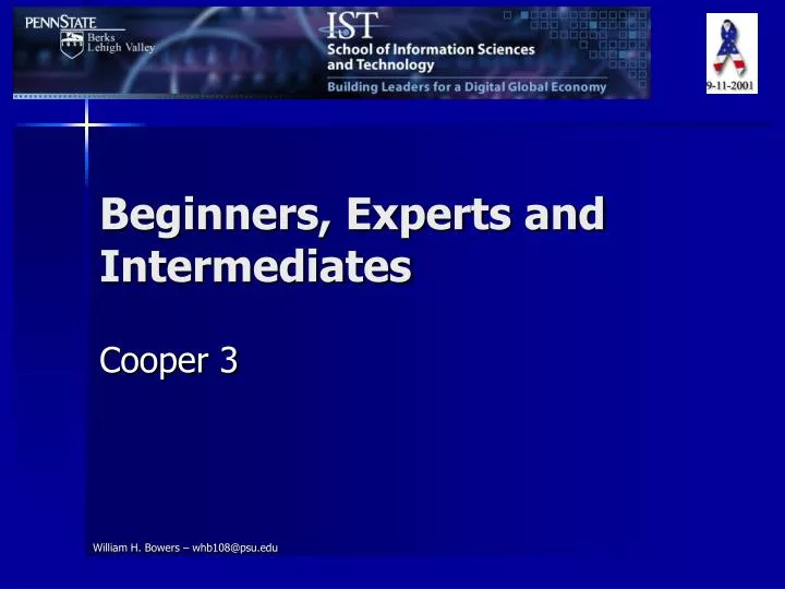 beginners experts and intermediates