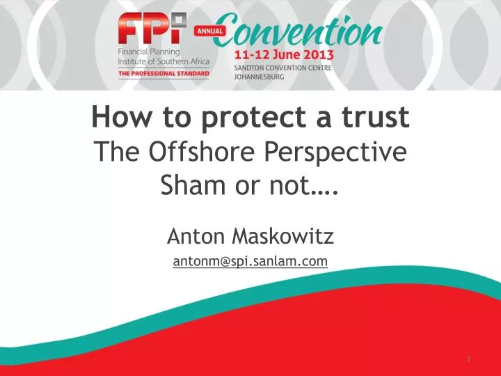 how to protect a trust the offshore perspective sham or not