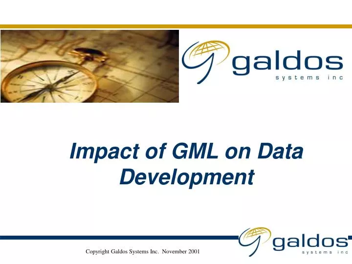 impact of gml on data development