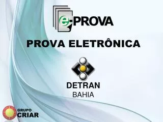 prova eletr nica