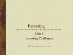 Parenting - slide 1