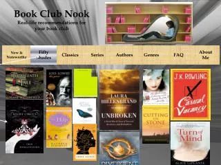 Book Club Nook Real-life recommendations for your book club