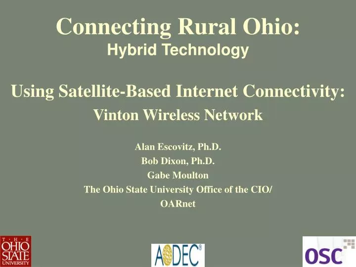 connecting rural ohio hybrid technology