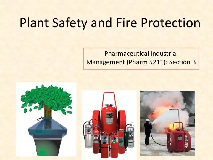 plant safety and fire protection
