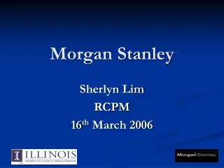 Morgan Stanley