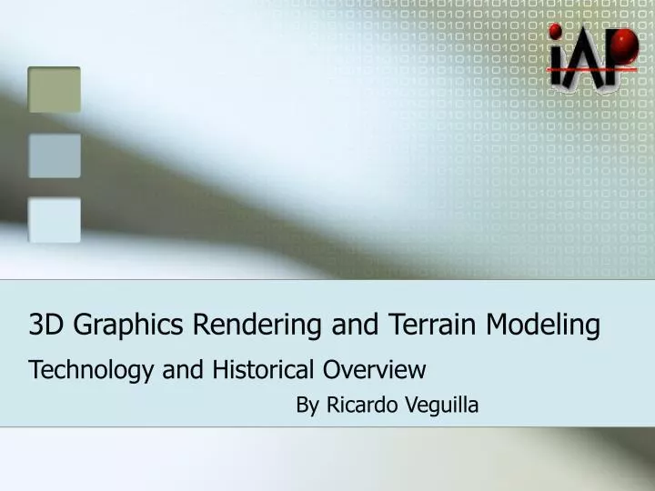 3d graphics rendering and terrain modeling