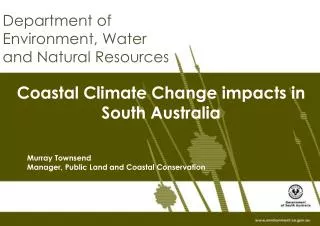 Coastal Climate Change impacts in South Australia