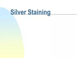 Silver Staining