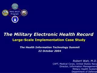 The Military Electronic Health Record