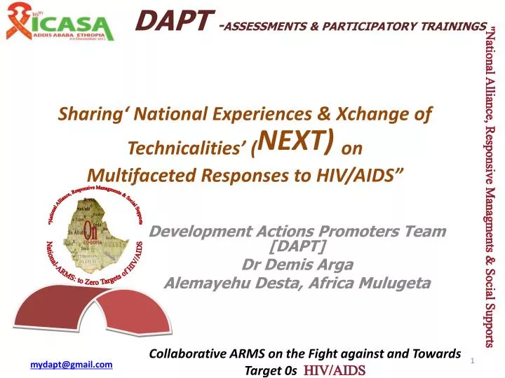 sharing national experiences xchange of technicalities next on multifaceted responses to hiv aids