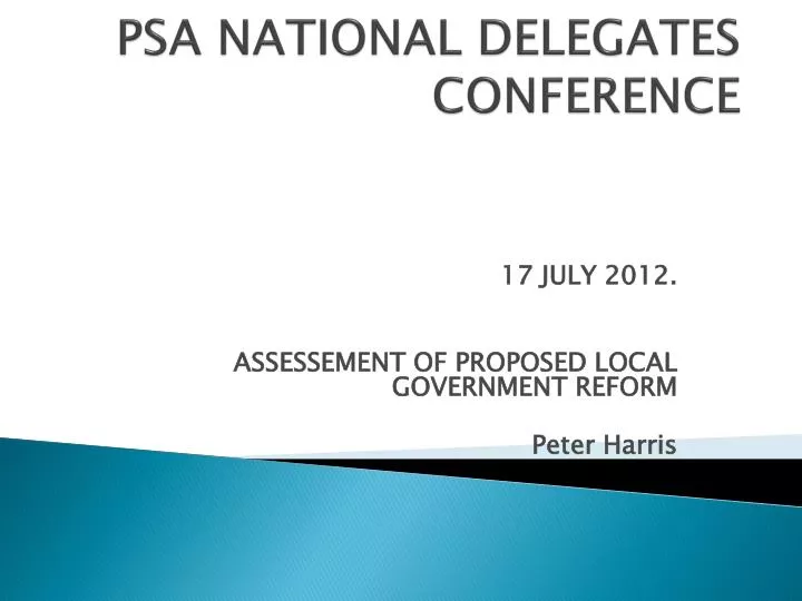 psa national delegates conference