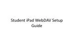 How to Set Up WebDAV on Your iPad for Chisholm Workspaces - slide 1
