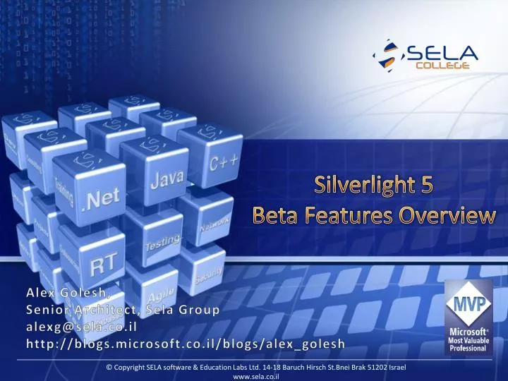 silverlight 5 beta features overview