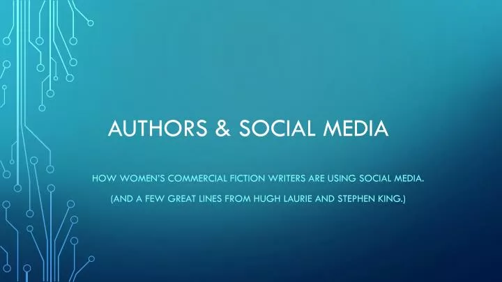 authors social media