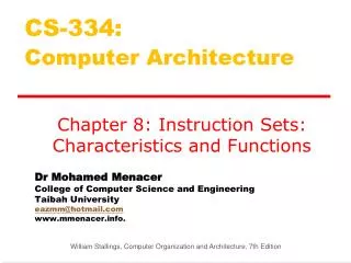 CS-334: Computer Architecture