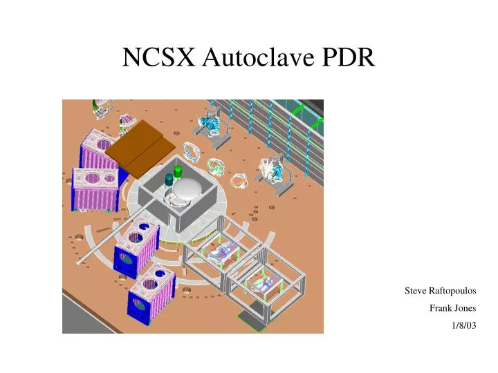 ncsx autoclave pdr