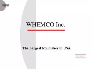 WHEMCO Inc.