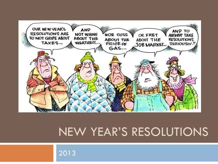 new year s resolutions