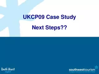 UKCP09 Case Study Next Steps??